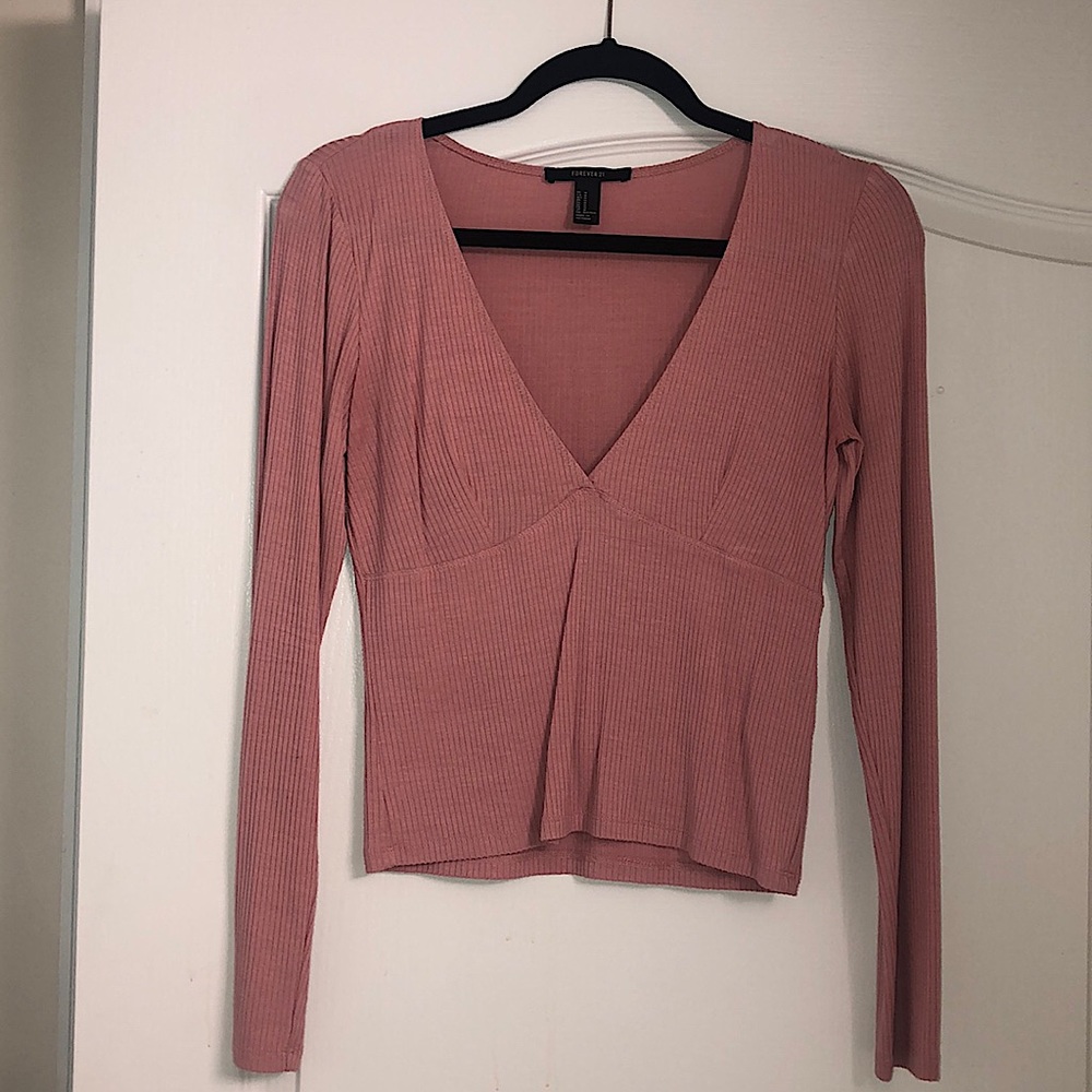 F21 Ribbed Crop Top